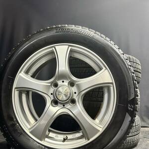 バリ山 ★ 格安スタート★ 2021年★ 185/60R15 ブリヂストン　IP2 スタッドレス　5.5J ＋42 PCD100 アクア ヤリス フィット ノート等