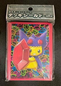 ■【未開封品】ポケモンカードゲーム デッキシールド『メガヤミラミのポンチョを着たピカチュウ』　32枚入り　-2-