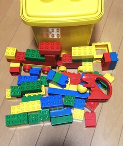 LEGO　レゴ　黄色　ケース　デュプロ　duplo