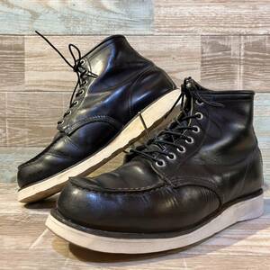 USA製 刺繍羽根タグ/99年製RED WING レッドウィング 8179 アイリッシュセッター 茶芯 ブラッククローム US 8 1/2E 26.5-27.0cm程 