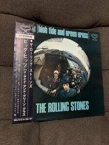 THE ROLLING STONES big hits high tide and green grass SLC 166 LONDON obi 1967 ロンドンレコード G+ カラー冊子 RARE