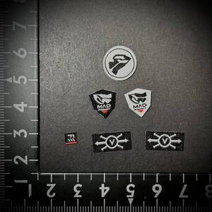 [ price increase expectation ]DAMTOYS made model 1/6 scale man woman figure for equipment parts small articles badge sticker type set ( unused 