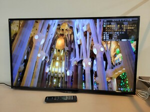 大阪発 直接引取り可 　SHARP シャープ 4T-C40AH2 AQUOS 40V型 4K対応 液晶テレビ 2019年製　スタンド欠品