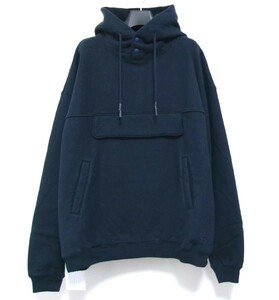 新品★S.F.C ストライプスフォークリエイティブ★PULLOVER HOODIE プルオーバーフーディー★パーカー★L★ネイビー★スウェット★日本製