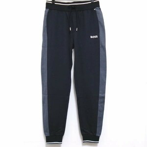 新品★HUGO BOSS★ヒューゴボス★パンツ★インポートサイズM★ネイビー★ジャージ★ラウンジウェア