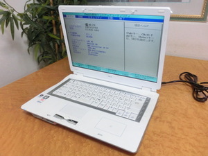 NEC 15型 ノートパソコン LaVie PC-LL550/MG Bios起動しました 部品取用 ジャンク品 G1155