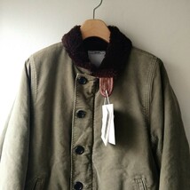 【新品】visvim 17AW DECKHAND JKT OLIVE size1 0117205013028 N-1_画像2