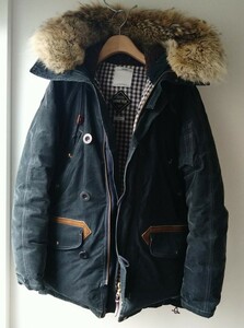 【希少】名作 visvim VALDEZ DOWN JKT 2L CORDUROY NAVY size1 0113205013004 天然染色泥染藍染インディゴ染ダウンジャケット