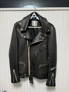 美品　Lewis Leathers × THE REAL McCOY'S ディアスキン　サイクロン 38 ルイスレザー　リアルマッコイズ　コラボ品