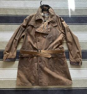 Ralph Lauren RRL／ラルフローレンRRLトレンチコート　ペイントダメージ　XL