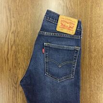 【EL417】Levi's 513 W28 L32 色落ち加工 ジーンズ ジーパン デニムパンツ ストレッチ生地 メンズブランド古着 リーバイス513 送料無料_画像1