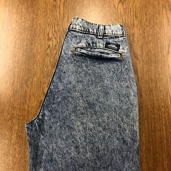 【EL301】USA製 Levi's W31 L34 ケミカル タック入り ジーンズ ジーパン デニムパンツ レディースブランド古着 リーバイス 米国製 送料無料