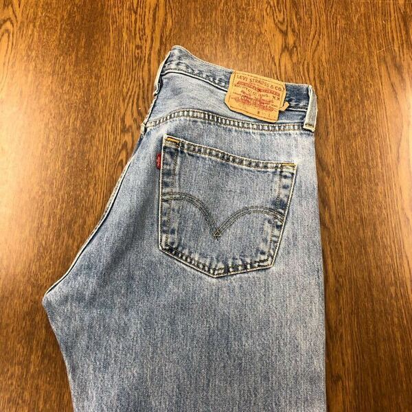 【EL437】Levi's 501 W36 L34 定番ストレート ジーンズ ジーパン デニムパンツ メンズブランド古着 リーバイス501 送料無料