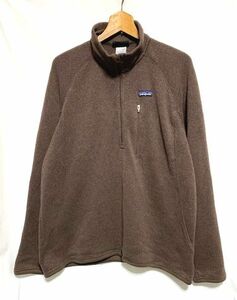 ☆ patagonia パタゴニア　1/4 ZIP BETTER SWEATER ベターセーター 1/4 ジッププルオーバー ブラウン L