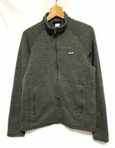 ☆美品　patagonia パタゴニア　BETTER SWEATER JACKET ベターセータージャケット ダークグリーン S_画像1