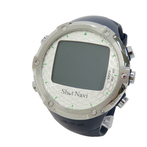 【１円】SHOT NAVI ショットナビ Ｗ1-FW GPSナビ 腕時計型 ネイビー系 [240101059391]