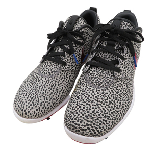 NIKE GOLF ナイキゴルフ BQ4813-001 Roshe Tour Safari Bred ゴルフシューズ 総柄 グレー系 27.5cm [240101082796] ゴルフウェア メンズ