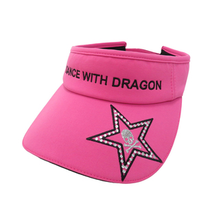 DANCE WITH DRAGON Dance With Dragon sun visor pink series [240101099952] Golf wear 