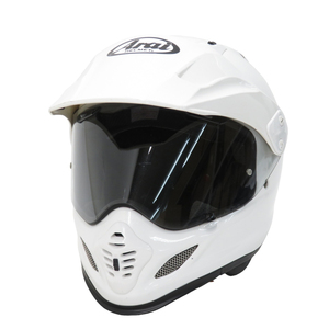 【1円】ARAI アライ ヘルメット TOUR CROSS3 ホワイト系 59-60 [240101094548]