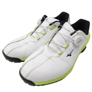 MIZUNO GOLF ミズノゴルフ 51GM192035 ゴルフシューズ NEXLITE 006 BOA ホワイト系 25.5 [240101099382] ゴルフウェア メンズ