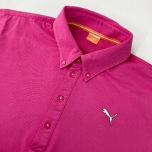 PUMA GOLF プーマゴルフ 半袖ポロシャツ ピンク系 L [240101059068] ゴルフウェア メンズ_画像3