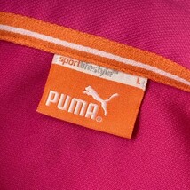 PUMA GOLF プーマゴルフ 半袖ポロシャツ ピンク系 L [240101059068] ゴルフウェア メンズ_画像6