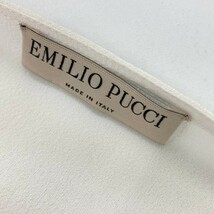 【新品】EMILIO PUCCI エミリオ プッチ ブラウス ホワイト系 I38 [240101060989] レディース_画像6