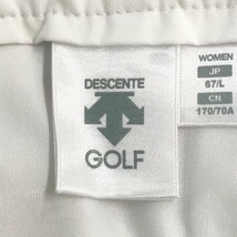 DESCENTE GOLF デサントゴルフ ×万美collection インナー付 プリーツスカート ホワイト系 L [240101029247] ゴルフウェア レディース_画像6