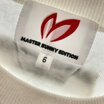 MASTER BUNNY EDITION マスターバニーエディション 2021年モデル コットン ニット セーター ホワイト系 6 [240101084350] ゴルフウェア_画像6