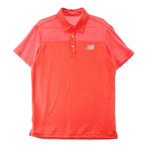 NEW BALANCE GOLF ニューバランスゴルフ 2022年モデル 半袖ポロシャツ 蛍光 ピンク系 5 [240101088197] ゴルフウェア メンズ