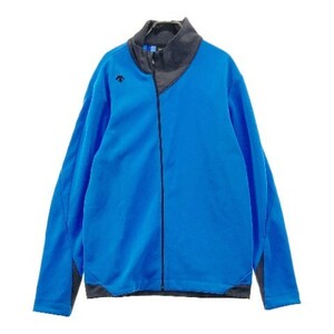 DESCENTE GOLF デサントゴルフ メッシュ ジップ ジャケット ブルー系 O [240101090990] ゴルフウェア メンズ