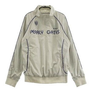 【1円】PEARLY GATES パーリーゲイツ 蓄熱 ハーフジップ ナイロンブルゾン 1 [240001953478]