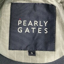 【1円】PEARLY GATES パーリーゲイツ 蓄熱 ナイロンブルゾン スニードジャック 総柄 ネイビー系 0 [240001957547]_画像5