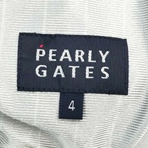 【1円】PEARLY GATES パーリーゲイツ 蓄熱 ナイロンパンツ ベージュ系 4 [240001980794]_画像4