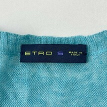 ETRO エトロ ニット セーター 麻 ブルー系 S [240101067536] メンズ_画像5