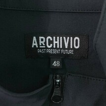 【新品】ARCHIVIO アルチビオ A324904 2023年モデル ジップベスト 総柄 ブラック系 48 [240101096856] ゴルフウェア メンズ_画像4