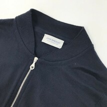 JOHN SMEDLEY ジョンスメドレー ニットジャケット ネイビー系 S [240101092947] メンズ_画像3