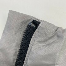 【1円】AND PER SE アンパスィ 中綿 ノースリーブ フルジップ ワンピース 千鳥柄 グレー系 L [240101082199]_画像8