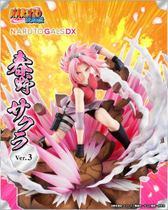 【未開封フィギュア1円スタート】NARUTOギャルズDX 春野サクラ Ver.3【NARUTO-ナルト- 疾風伝　送り状跡無】