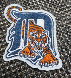 白紺D虎■新品MLB デトロイト・タイガース Detroit Tigers 野球 ベースボール 刺繍ワッペン◎アメリカ スポーツ メジャーリーグ◆■洋服DIY