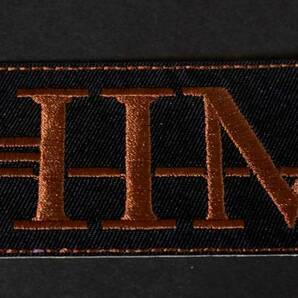 黒茶H■新品未使用 『HIM』フィンランド ゴシック・メタル・バンド 刺繍ワッペン（パッチ）◆◇◎映画 ムービー アニメ 音楽 ミュージック