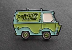 PIN『空緑バンMM無人』■ ■新品『ミステリーマシーン』 MYSTERY MACHINE■ピンバッジ バッチ■ラッキー■アメリカ■アニメ 映画 ムービー