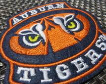 虎凝視AU　橙濃紺◆新品Auburn Tigersオーバーン・タイガース　オーバーン大学 刺繍ワッペン激渋◆NFL　アメリカ　スポーツ◎アメフト◆DIY_画像10