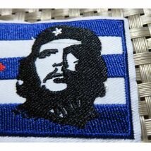  MD■国旗柄Cv赤青白◆新品　チェ・ゲバラ　Che Guevara　キューバ　革命家　Ernesto Guevara刺繍ワッペン◆ミリタリー・サバゲー◇ 激シブ_画像4