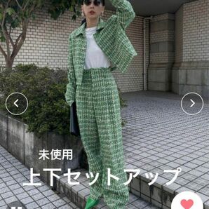 未使用　PLAYFUL TWEED JACKET & PANTS