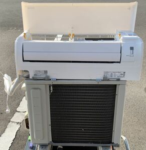 kz1k3c-003 【動作品】DAIKIN ルームエアコン AN22XFNS-W 2020年製 6畳 冷暖房 2.2KW 100V ホワイト ノジマオリジナル ダイキン 【千葉】