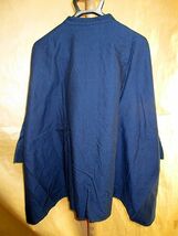 45r 45rpm 薄オックスフォードのビッグシャツ（インディゴ） オーバーサイズ　インディゴ　ブラウス　0_画像4