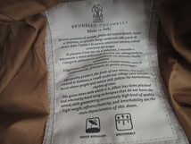 ブルネロクチネリ BRUNELLO CUCINELLI 超軽量　高機能　ダウン　ジャケット　46　ネイビー　国内正規品_画像4