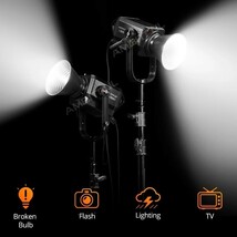 【送料無料】GODOX 大光量LEDライト「M600D」スタジオライト 撮影　_画像7