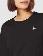 ルコックスポルティフ 長袖 Tシャツ 吸汗速乾 ストレッチ ワンポイント トレーニング レディース UVカット UPF15 インナー BLK (旧ロゴ) L_画像4